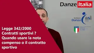 Legge 342/2000 - Contratti sportivi ? quando usare la nota compenso o il contratto sportivo