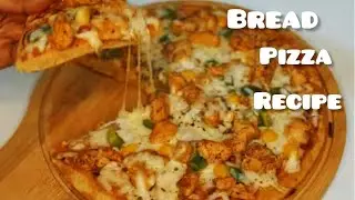 Low Cost Pizza Recipe | Bread Pizza Wthout  Oven | 5 Minutes Pizza Recipe 