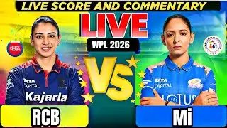 Royal Challengers Bengaluru Women vs Mumbai Indians Women, 16th Match, Live score & Commentary