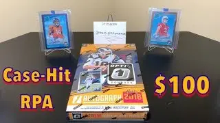 2018 Panini Donruss Optic Football Hobby Box Break - Case Hit RPA! - $100 Per Box