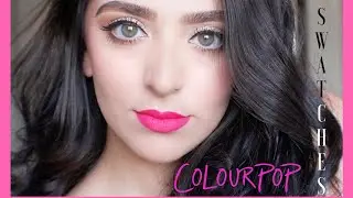 COLOURPOP MATTE X LIPPIE STIX SWATCHES