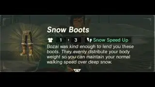 Snow Boots | Armor Location | Zelda BOTW