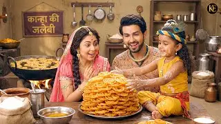 कान्हा की जलेबी ने जीत लिया नंद बाबा और मैया का दिल ||  Yashomati Maiyaa Ke Nandlala | Krishan leela