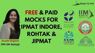 Mock Resources for IPMAT | Complete list of Major Free & Paid Mock Providers for IPMAT Indore 2022 💯