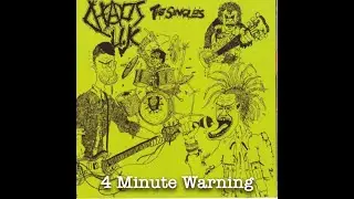 Chaos UK - 4 Minute Warning  - Anagram Records 1985