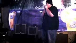 Nic Clark playing the Memphis Mini blues harp amp