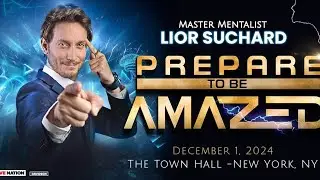 Prepare To Be Amazed - Lior Suchard LIVE! in NYC