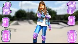 Safety gear crush test for Roller skates, D-town protective gear set for kids
