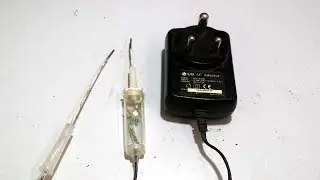 How to make a continuity tester at home with any power adapter. DIY
