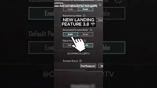 New Landing Feature 🪂 #pubgmobile #update380 #tips #landing #copiercollertv