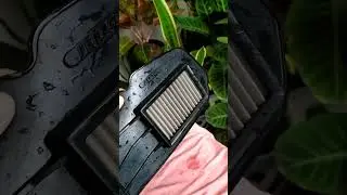 Filter FERROX, bilas air bersih, keringkan dan pasang kembali...