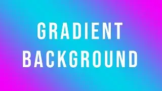 How to create a gradient background in photoshop || Two color background