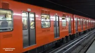 Trenes NM-83 NE-92 - Estaci&oacute;n Insurgentes - L&iacute;nea 1 - Metro de la Ciudad de M&eacute;xico