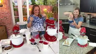 KitchenAid Ice Cream Maker Attachment with Ice Cream Scoop on QVC