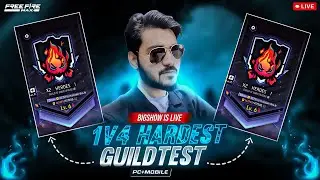 LIVE TOP 1 GUILD TEST😱🔥 1VS2 | ROAD TO 3OK🎯 ON LIVE | LIVE GUILD TESTING#ffli #freefireliveguildtest