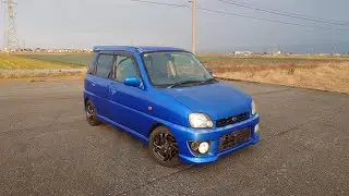 スバル　プレオRSリミテッド　戦うツインカムエンジン＋スーパーチャージャー！DOHC＋SC　ローダウン　社外マフラー