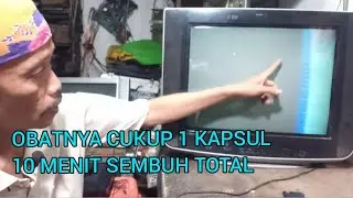 TV TABUNG SAMSUNG TIDAK ADA GAMBAR SEBAGIAN LAYAR BERGARISGARIS