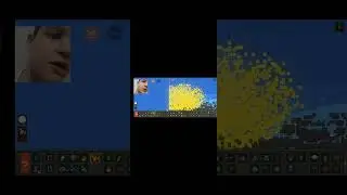 Jogando lava no mundo worldbox.