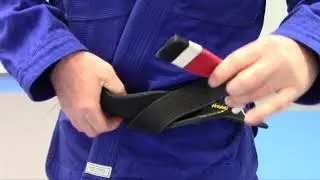 How to tie the perfect Gracie Hollywood / Super Lock BJJ Belt Knot