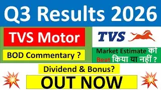 TVS Motor q3 results 2026 | TVS Motor results today | TVS Motor Share News | TVS Motor latest news