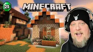Я построил дом библиотекаря на заказ... Серия видеороликов о выживании в Minecraft (25)