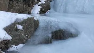 Awesome Frozen Waterfall - Maxwell Falls, Evergreen, Colorado