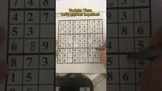 Soduko Time! Number game! #ytshorts  #numbers #tricks