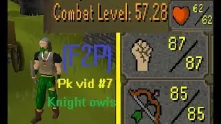 Knight owls super low hp (F2P) pk vid #7