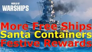 World of Warships &mdash; еще больше бесплатных кораблей, событие с контейнером Санты и многое другое!