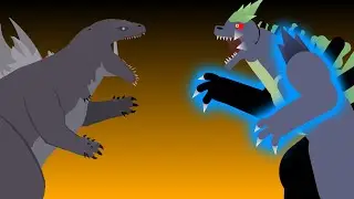 Super godzilla vs black mass godzilla | Sticknode animation