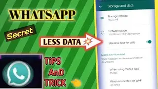Best Whatsapp tips and tricks android//Whatsapp less Data setting #shorts #youtbeshorts