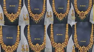Long haram designs under 60gms | 22k gold long haram designs |trending gold haram design 