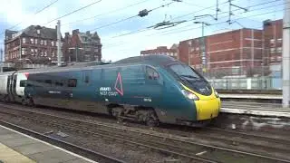 The Class 390 'Pendolino' Avanti West Coast No.390128 'City of Preston' was arrives at Carlisle.
