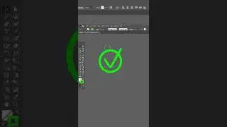 Check icon in shape easy way with adobe illustrator #illustrator #adobeillustrator #illustratorshort