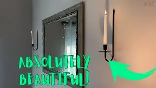 Black Candle Sconces, Taper & Pillar Wall Candle Holder, Metal Sconces Wall Decor Set of 2 | Review