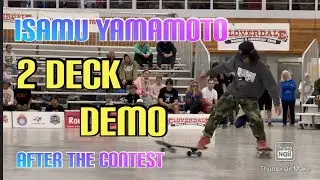 Isamu Yamamoto : 2 deck skateboard demo