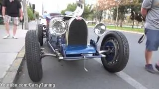 Bugatti Type 35C 1935 - Fly By Start Acceleration