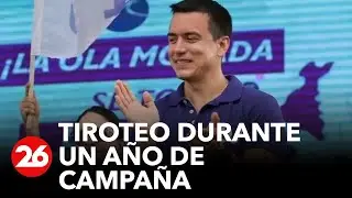 Campaña violenta en Ecuador: balearon la caravana de uno de los candidatos a presidente