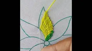 Pretty Flower Embroidery Design !! Romania  Stitch Flower hand Embroidery Needle Work