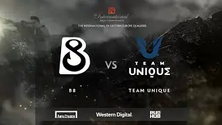 B8 vs Team Unique, TI10 &mdash; Eastern Europe Qualifier, bo3, game 2 [Mila & Jam]