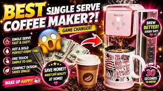Mecity Pink Coffee Maker 3-in-1 Single Serve Coffee Machine