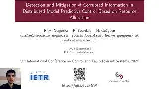 Detection and Mitigation of Corrupted Information in DMPC Based on Resource Allocation - SysTol'21