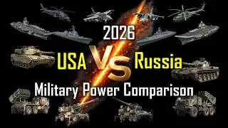 USA vs Russia Military Power 2025 | Military Power Comparison That Will Shock You | Full Comparison
