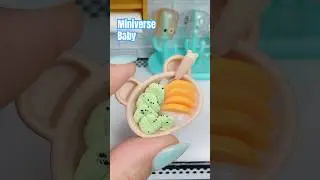 New Miniverse Baby Kiwi, Peaches and Yogurt&rdquo; 🥹❤️ #miniverse #miniversebaby #miniature #shorts