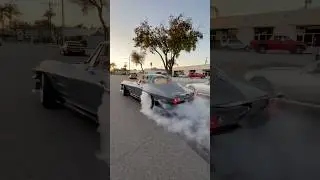 Тест-драйв проекта Stingray 1963 года #burnout #corvette #stingray