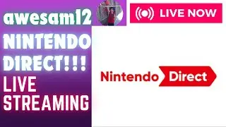 NINTENDO DIRECT LIVESTREAM!!! | SMASH BROS. AFTER!!! | #awesam12 #shorts