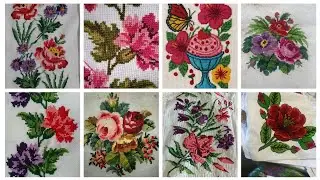 #1stunning & elegant cross stitch pattern/charsuti embroidery designs ideas/hand embroidery