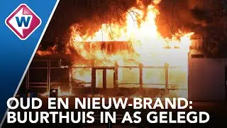 Grote brand verwoest buurthuis in Leiden tijdens oud en nieuw - OMROEP WEST