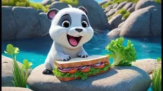 Sammy Seal Eats a Sandwich | Fun Nursery Rhyme for Toddlers | Playful Seal Snack Song for Kids