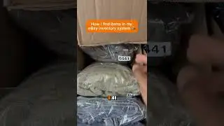 How I find items in my eBay inventory system 📦